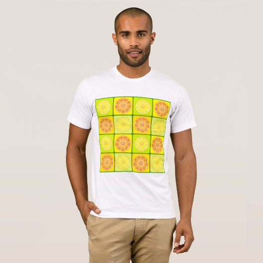 T - Shirt Orangen und Limonen (Vorne ganz)