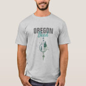 T - Shirt Oregon Geometric Planets & Trees (Vorderseite)