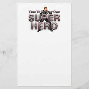T-Shirt Own Superhero Briefpapier