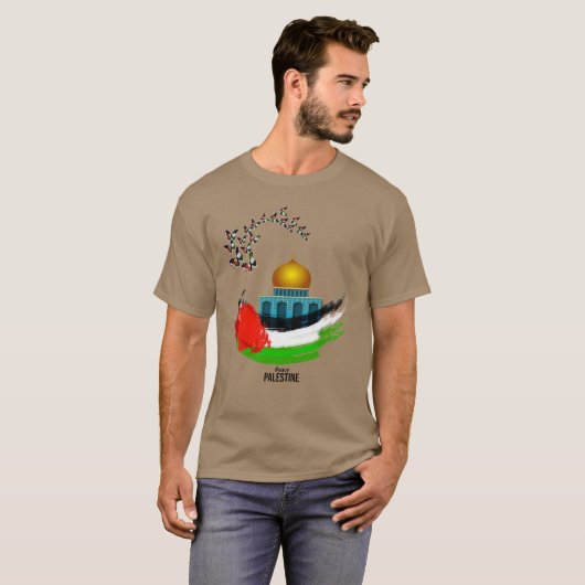 T - Shirt palestine (Vorne ganz)