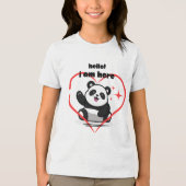 T - Shirt Panda Logo Design (Vorderseite)