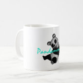 T-SHIRT Pandamonium Kaffeetasse (Vorderseite Links)