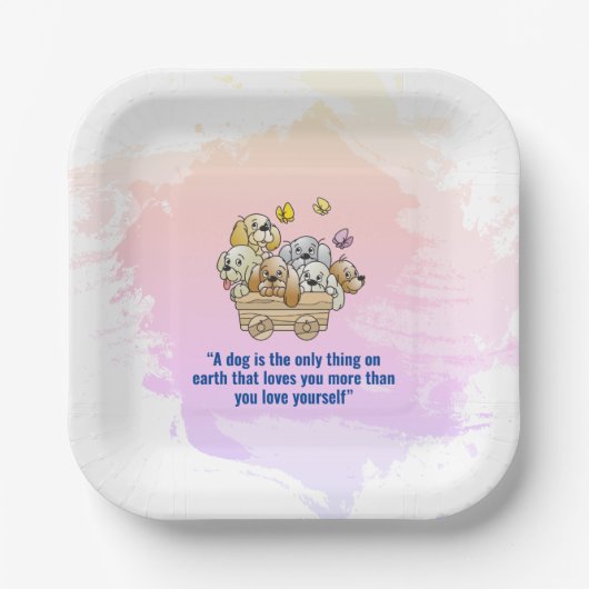 T - Shirt Pappteller (Vorderseite)