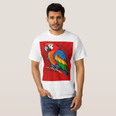 T - Shirt Parrot Bird (Vorne ganz)