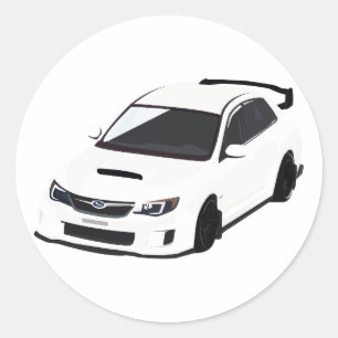 T - Shirt Passion Rallye pour Fans de Sportives Runder Aufkleber