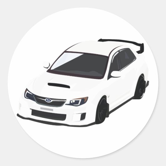 T - Shirt Passion Rallye pour Fans de Sportives Runder Aufkleber (Vorderseite)