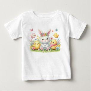 T-Shirt-Pastell-Frühling-Kindermode Baby T-shirt