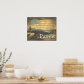 T-SHIRT Patriotic Sky Poster (Küche)