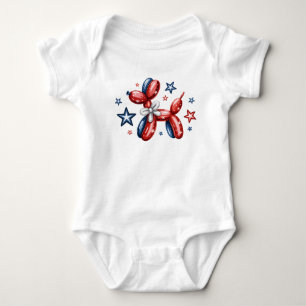 T-Shirt-Patriotischer Baby-Body Baby Strampler