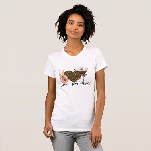 T - Shirt "Peace Liebe LV" (Vorne ganz)