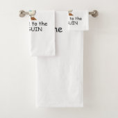 T-SHIRT Penguin-Power Badhandtuch Set (Insitu)