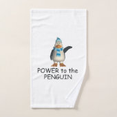 T-SHIRT Penguin-Power Badhandtuch Set (Handtuch)