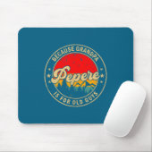 T-Shirt Pepere Weil Opa Alt Retro Mousepad (Mit Mouse)