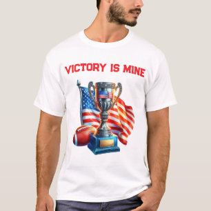 T-Shirt-Personalisieren Sie Ihr Game Day Football- T-Shirt