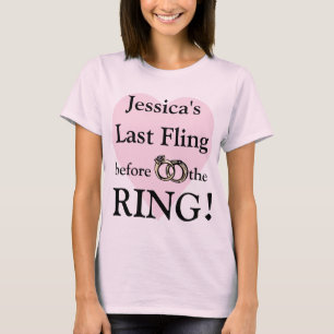 T - Shirt personalisierter Junggeselinnen-Abschied