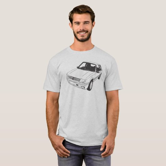 T - Shirt Peugeots 205 GTi (Vorne ganz)
