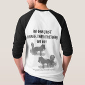 T - Shirt/Pferd und Buggy T-Shirt (Rückseite)