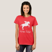 T - Shirt Pferderennfahrer (Vorne ganz)