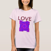 T - SHIRT PINK LIEBE FRAUEN (Vorderseite)