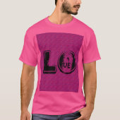 T - SHIRT PINK LIEBE Unisex MANDALA (Vorderseite)