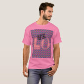 T - SHIRT PINK LIEBE Unisex MANDALA BLUE (Vorne ganz)
