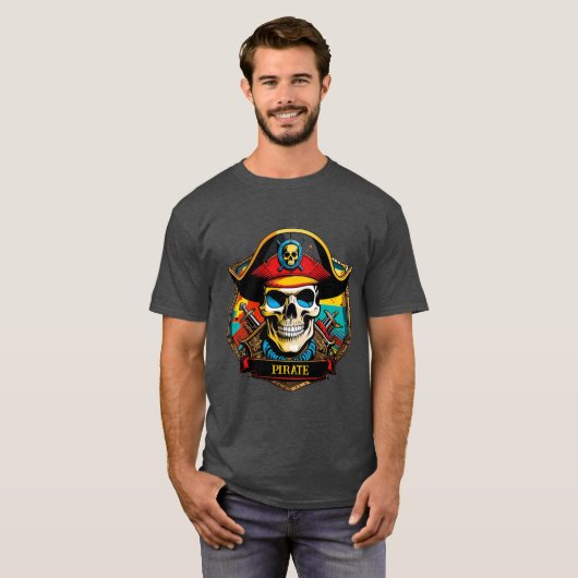 T - Shirt Pirate (Vorne ganz)