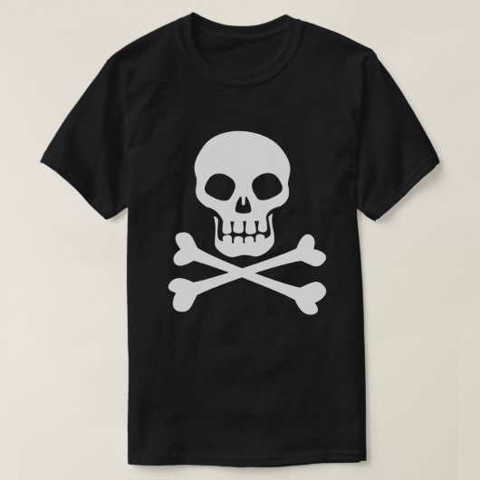 T - Shirt Pirate Skull und Crossbones (Design vorne)