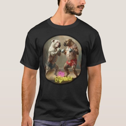 T - Shirt "Pit Fighters" von Dead Head Fred (Vorderseite)