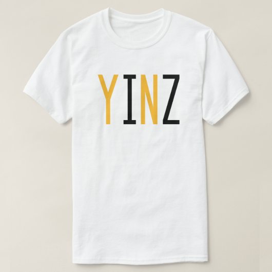 T - Shirt Pittsburghs, Pennsylvania "Yinz" (Design vorne)