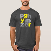 T - SHIRT PITTSBURGHS YINZER (Vorderseite)