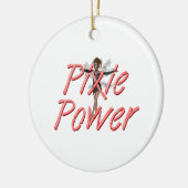 T-SHIRT Pixie Power Keramik Ornament (Links)