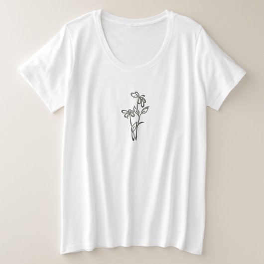 T - SHIRT PLUS GROSSE FRAUEN KUNST UND DESIGN (Design vorne)