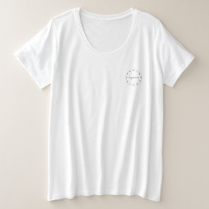 T - Shirt plus Größe Frauendesign