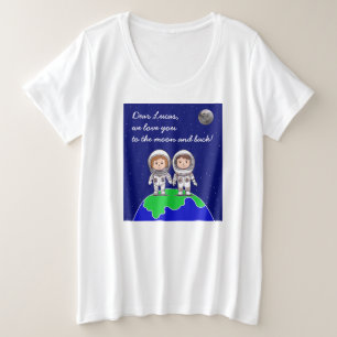 T - Shirt Plus Größe für Frauen für junge Mutter m