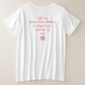 T - Shirt Plus Größe WW Weekend Flaget 2023 (Design Rückseite)