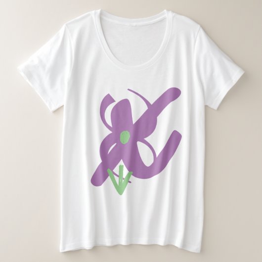 T - SHIRT PLUS SIZE FRAUEN ART&DESIGN (Design vorne)