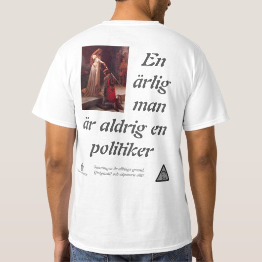 T-shirt — Politiker (Rückseite)