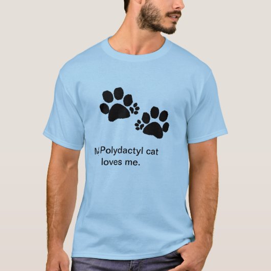T - Shirt - Polydactyl Katzenpaws (Vorderseite)