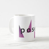 T-SHIRT Poser Kaffeetasse (Vorderseite Links)