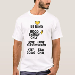 T - Shirt positiver Energiequotierungen