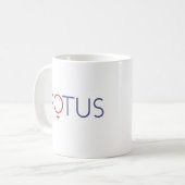 T - Shirt POTUS Frau Präsidentin Kaffeetasse (Vorderseite Links)