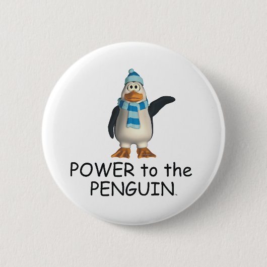 T-SHIRT Power zum Penguin Button (Vorderseite)