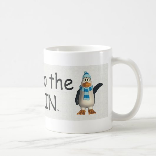 T-SHIRT Power zum Penguin Kaffeetasse (Rechts)