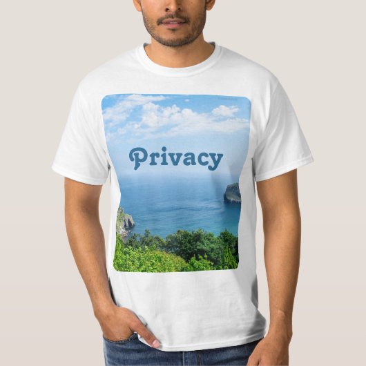 T-shirt — Privacy (Vorderseite)
