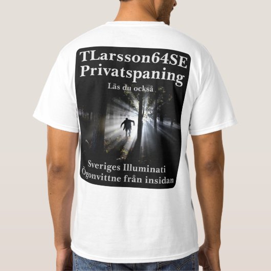T-shirt — Privatspaning (Rückseite)