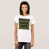 T - Shirt Proud Army Mama (Vorne ganz)