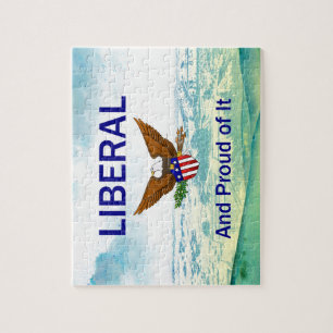 T-SHIRT Proud Liberal Jigsaw Puzzle