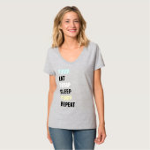 T - Shirt "Pump & Repeat" (Vorderseite Vollansicht)