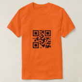 T-Shirt, QR-Code Special T-Shirt (Design vorne)