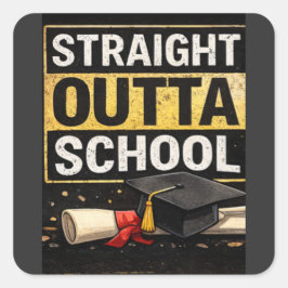 T-Shirt Quadratischer Aufkleber